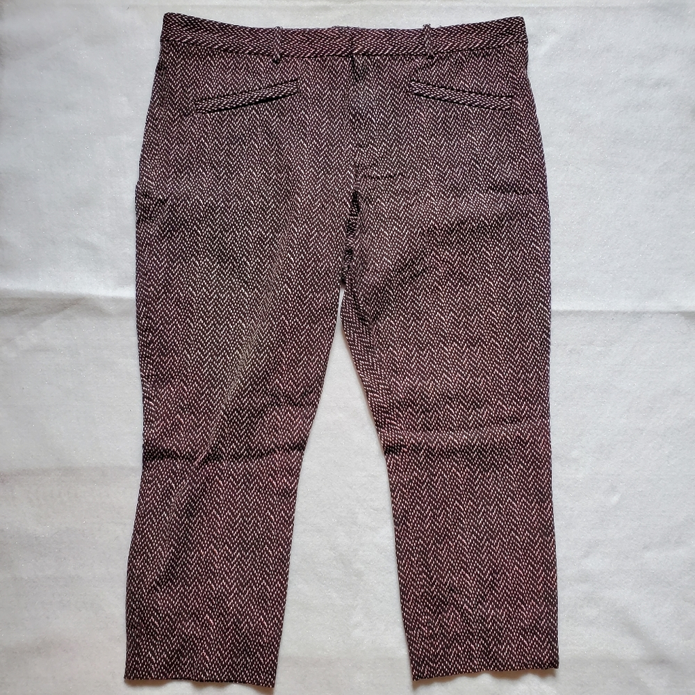 Gap women's mini check 18R regular pant 4pockets